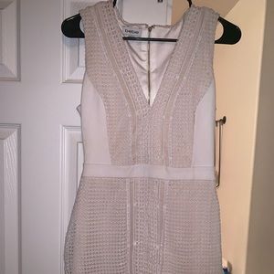 Bebe white dress, size 6